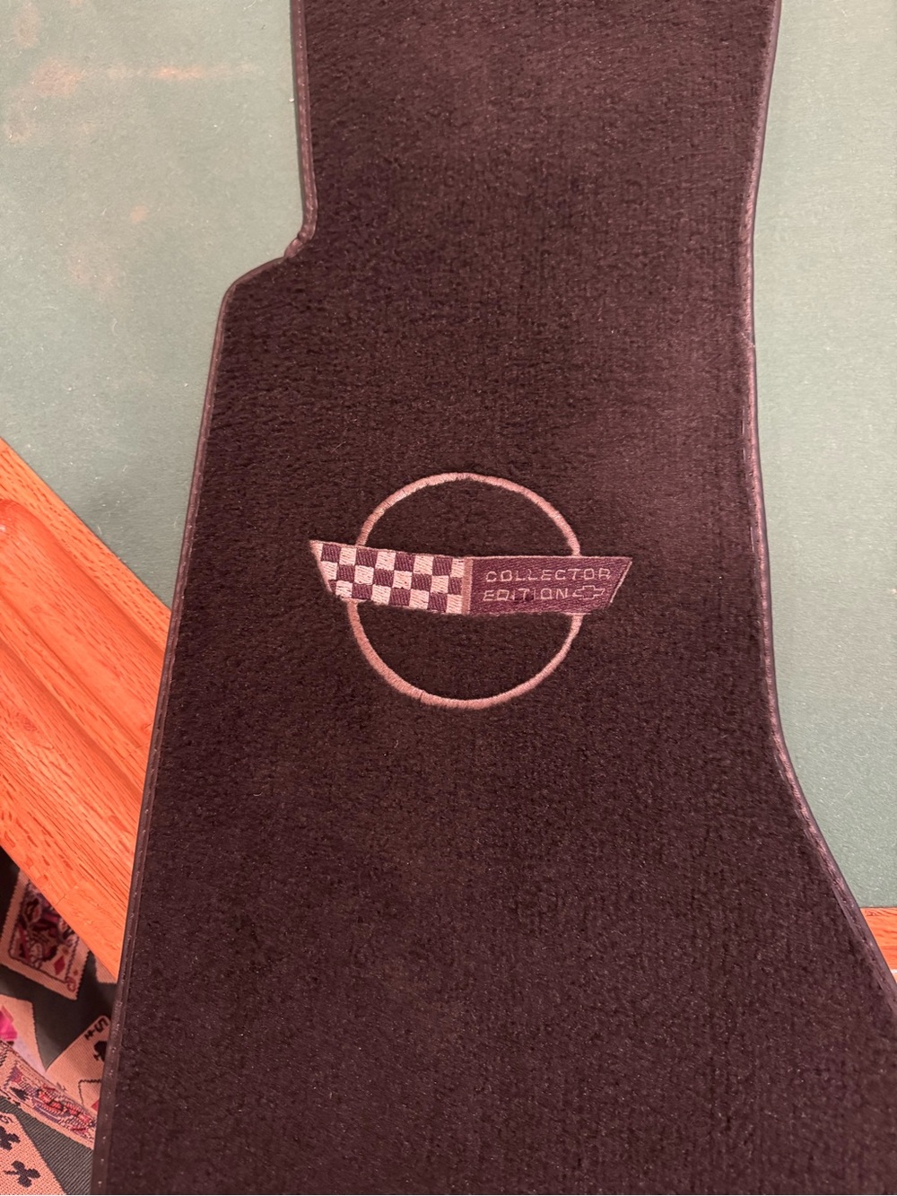 Collector Edition Black Floor Mat with Embroidered Logo - Unbranded